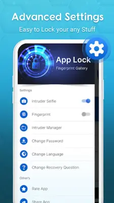 AppLock Fingerprint Lock Apps android App screenshot 1