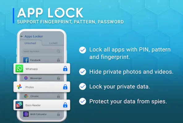 AppLock Fingerprint Lock Apps android App screenshot 5